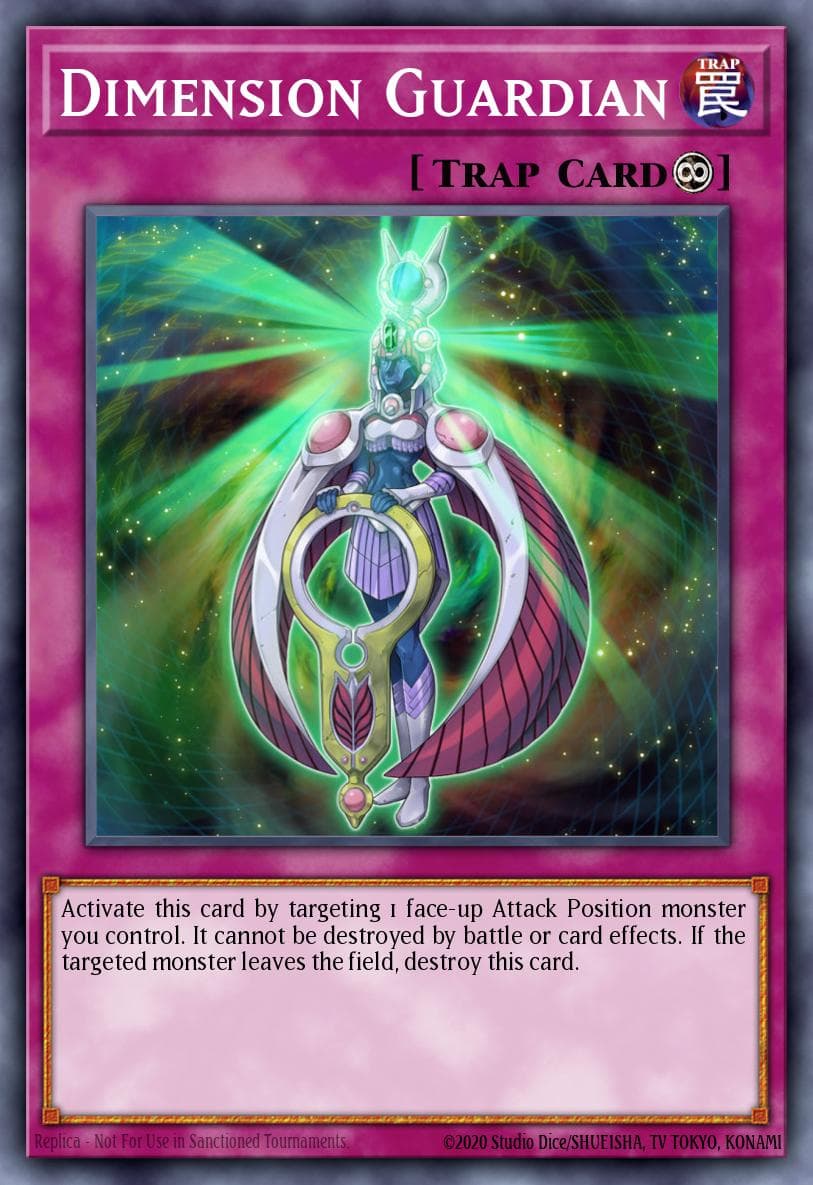 Dimension Guardian — The Dark Side of Dimensions Movie Pack: Secret Edition Yu-Gi-Oh! card by KAZUKI TAKAHASHI