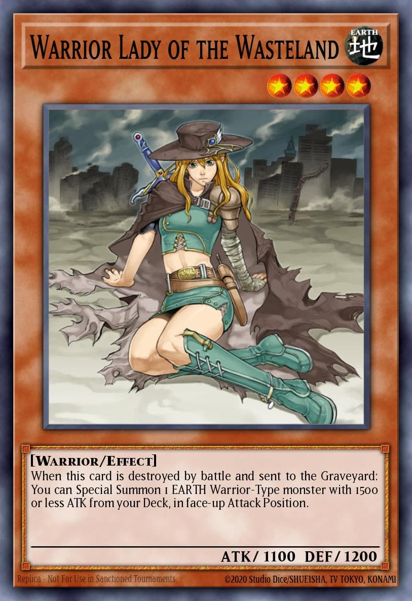 Warrior Lady of the Wasteland — Speed Duel GX: Duel Academy Box Yu-Gi-Oh! card by Unknown
