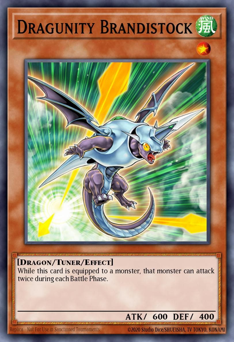 Dragunity Brandistock — Duel Terminal 4 Yu-Gi-Oh! card by Katsuya Kaizuka