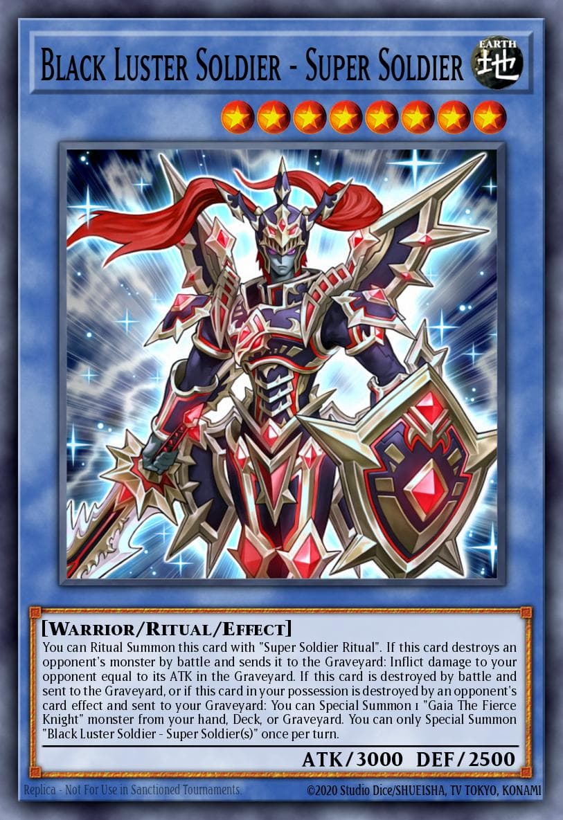 Black Luster Soldier - Super Soldier — Yu-Gi-Oh! card