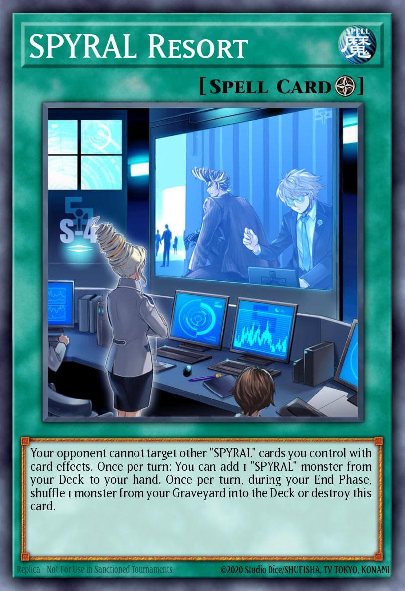 SPYRAL Resort — Invasion: Vengeance Yu-Gi-Oh! card by KAZUKI TAKAHASHI