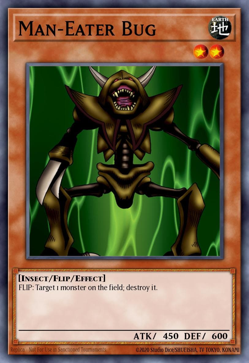 Man-Eater Bug — Yu-Gi-Oh! card