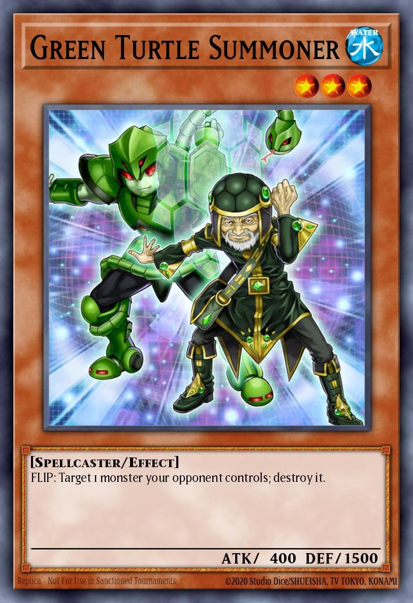 Green Turtle Summoner — Yu-Gi-Oh! card
