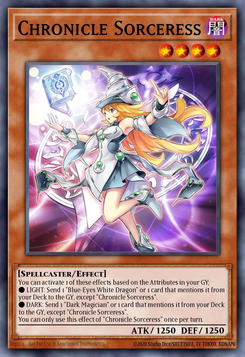 Chronicle Sorceress — Maze of Muertos Yu-Gi-Oh! card by Studio Dice/SHUEISHA, TV TOKYO, KONAMI