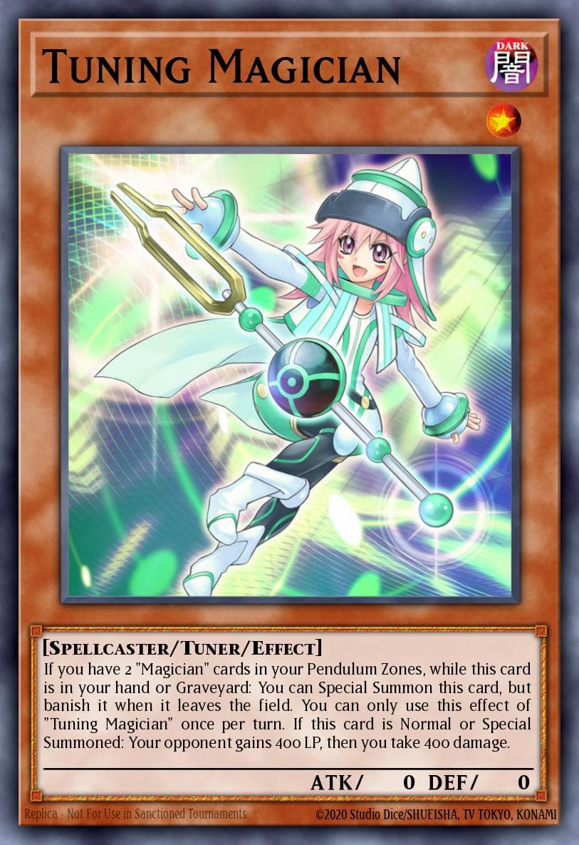 Tuning Magician — Pendulum Evolution Yu-Gi-Oh! card by KAZUKI TAKAHASHI