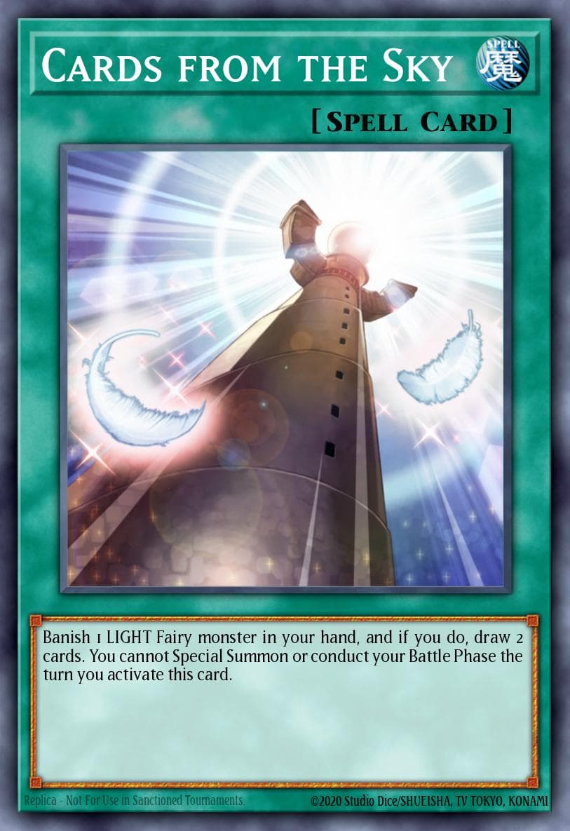Cards from the Sky — Structure Deck: Wave of Light Yu-Gi-Oh! card by KAZUKI TAKAHASHI