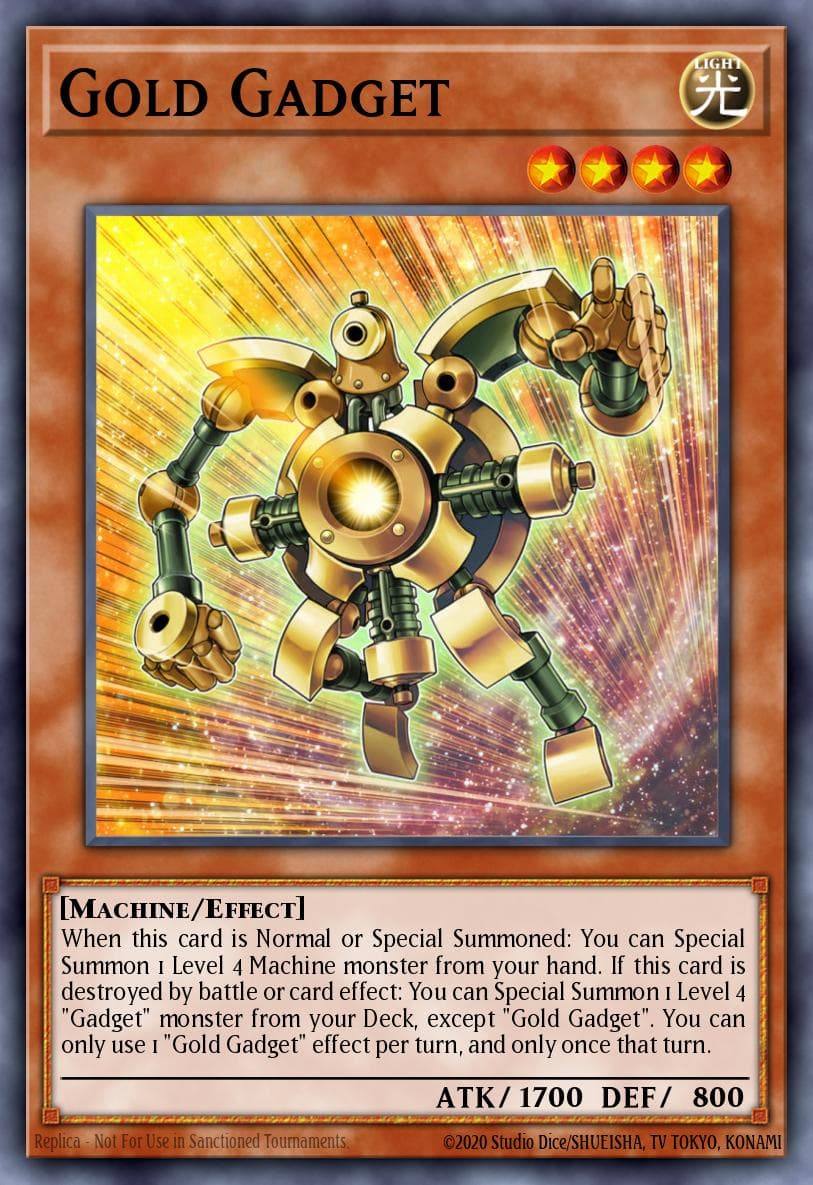 Gold Gadget — Duel Power Yu-Gi-Oh! card by KAZUKI TAKAHASHI