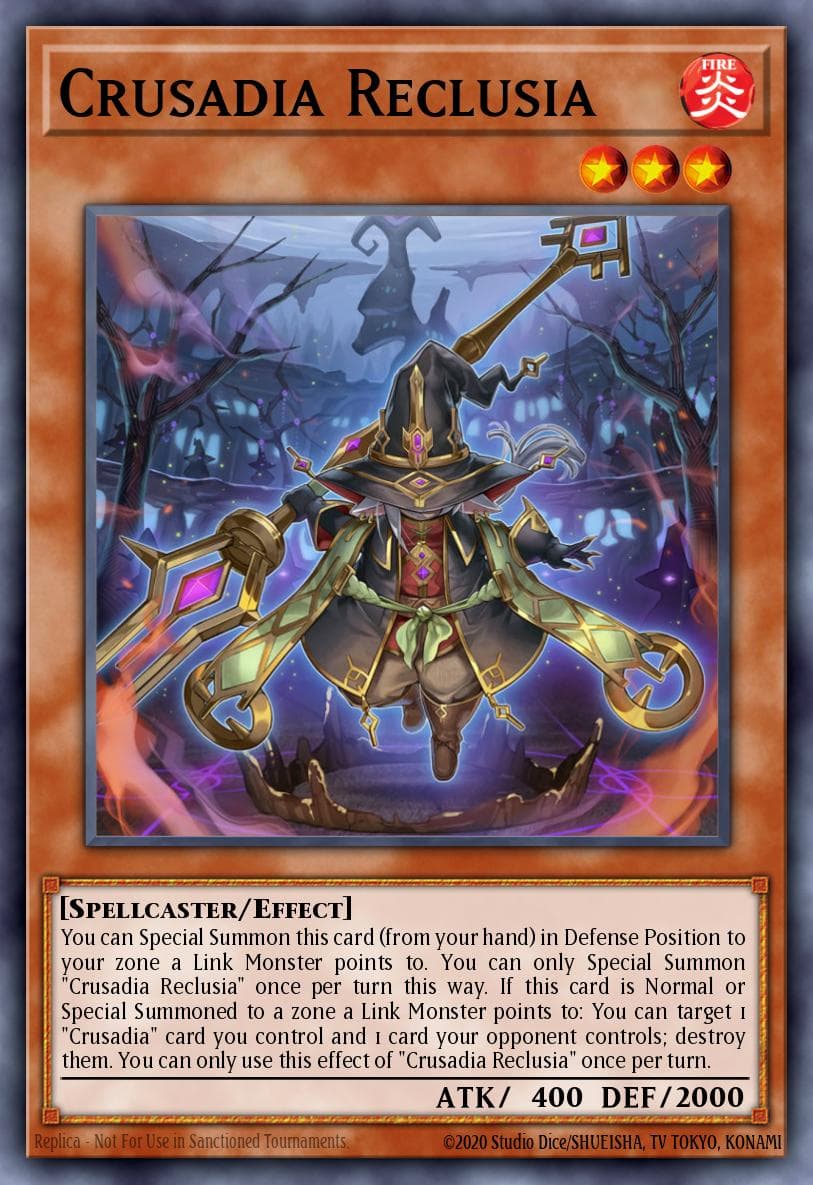 Crusadia Reclusia — Cybernetic Horizon Yu-Gi-Oh! card by KAZUKI TAKAHASHI