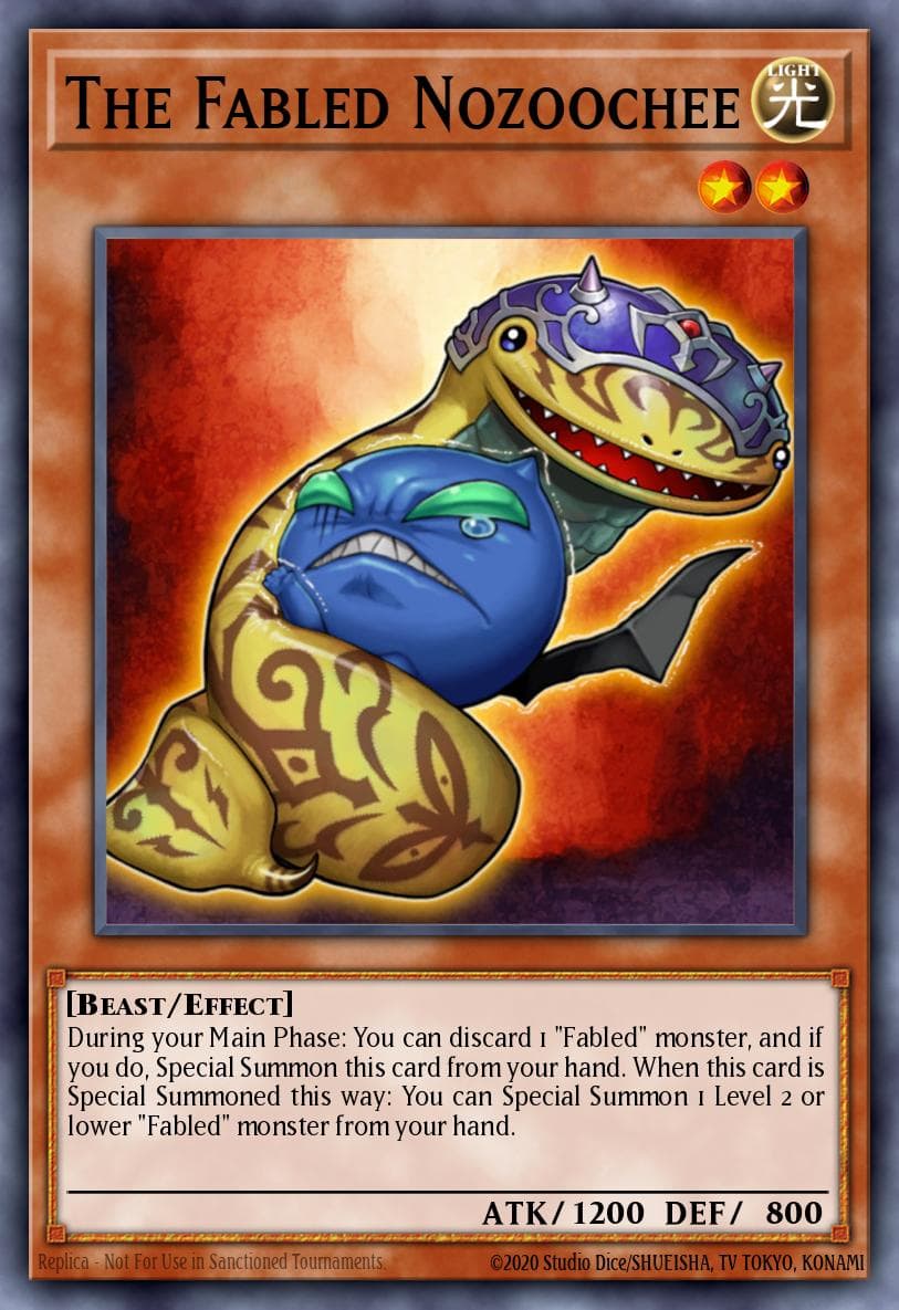 The Fabled Nozoochee — Hidden Arsenal 4 Yu-Gi-Oh! card by KAZUKI TAKAHASHI