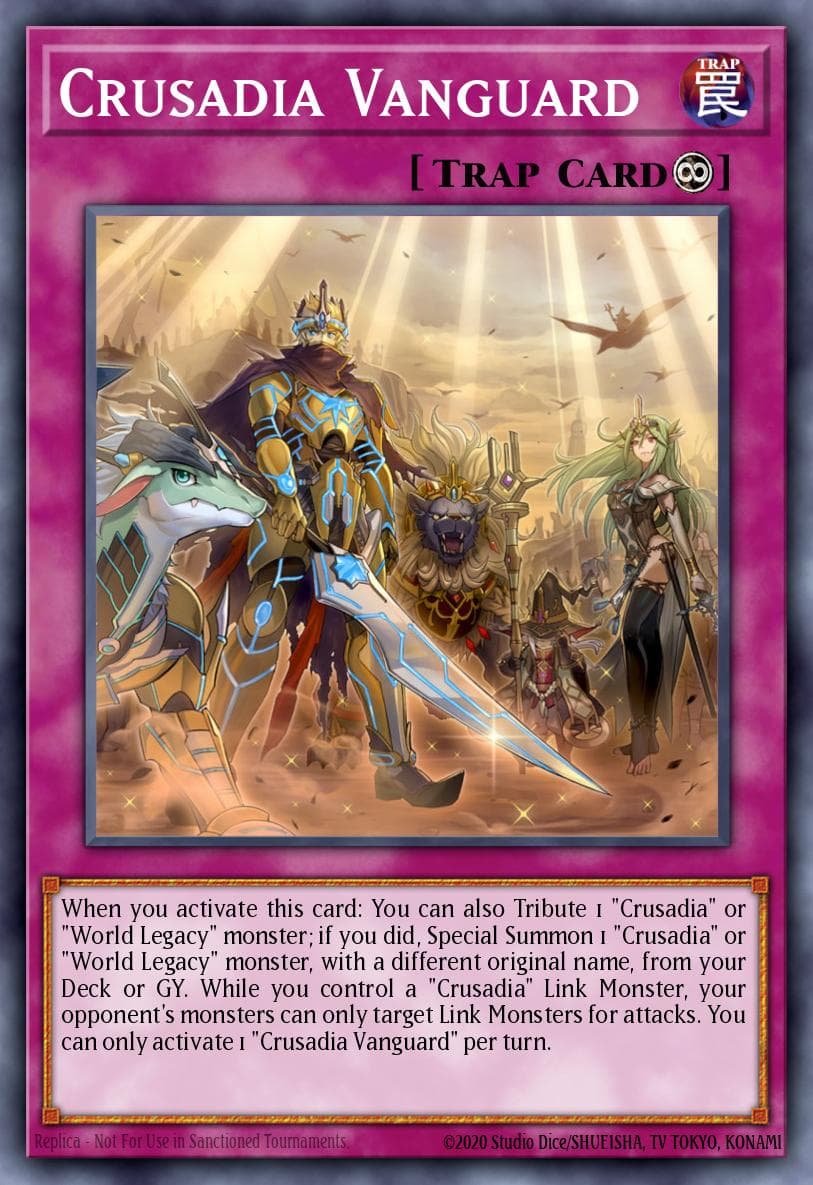 Crusadia Vanguard — Cybernetic Horizon Yu-Gi-Oh! card by KAZUKI TAKAHASHI