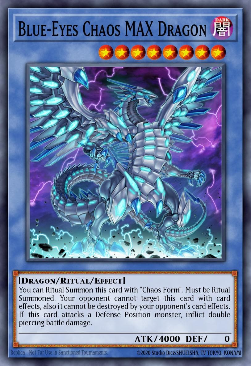 Blue-Eyes Chaos MAX Dragon — Yu-Gi-Oh! card