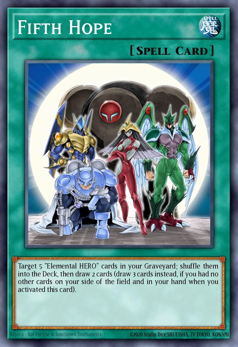 Fifth Hope — Tactical Evolution Yu-Gi-Oh! card by KAZUKI TAKAHASHI