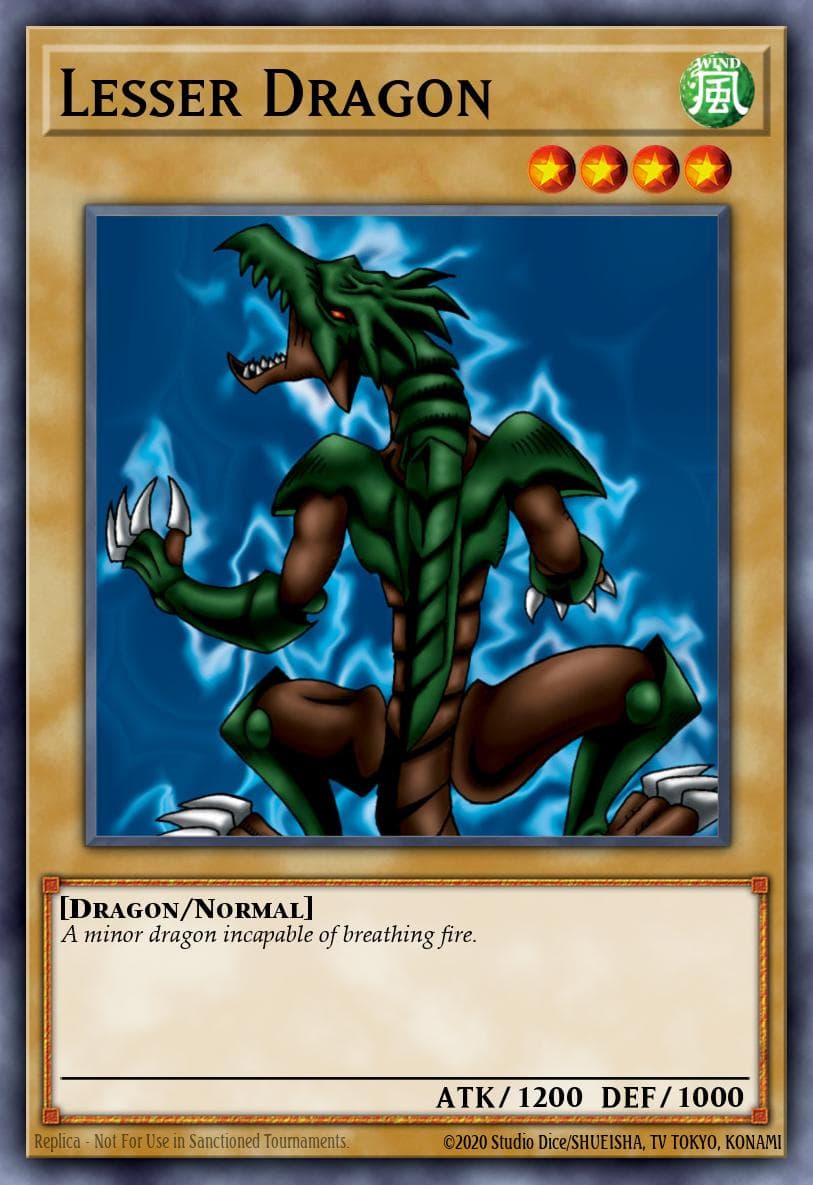 Lesser Dragon — The Legend of Blue Eyes White Dragon