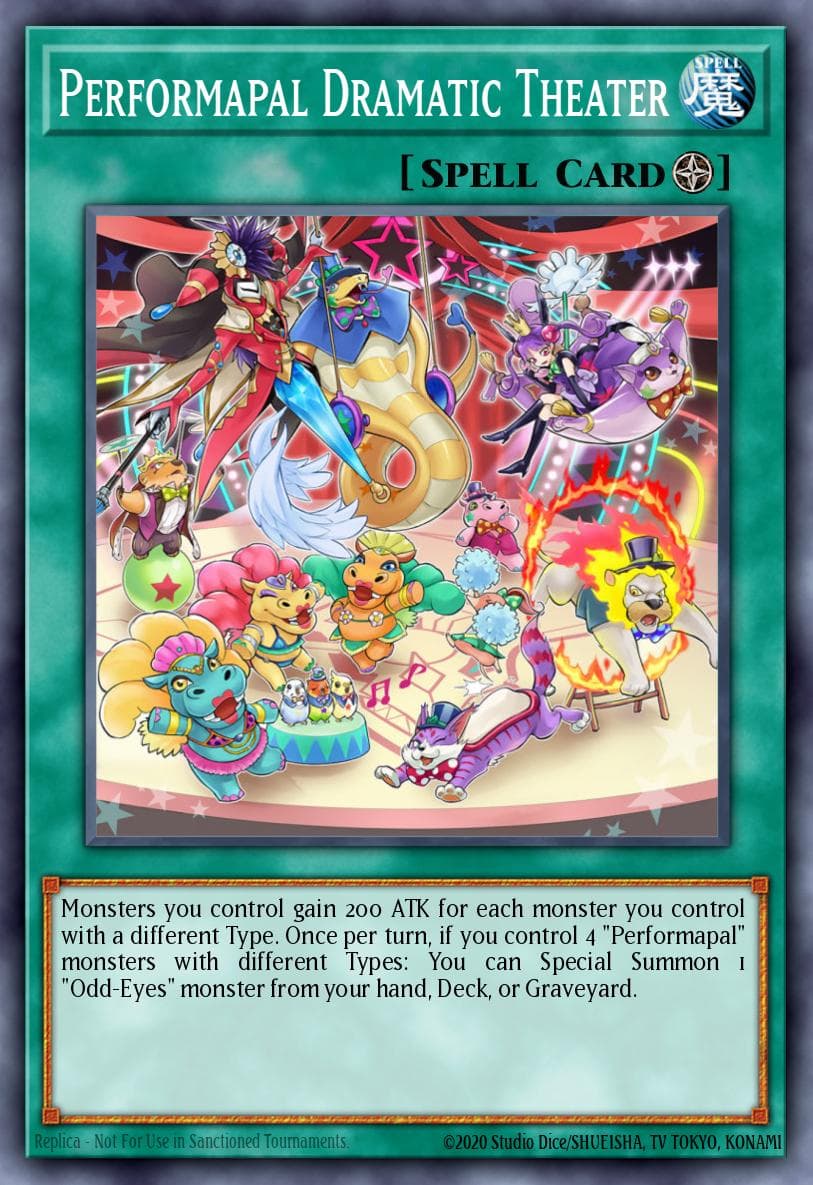 Performapal Dramatic Theater — Starter Deck: Yuya Yu-Gi-Oh! card by TAKA (TOSHIYUKI TAKAHASHI)