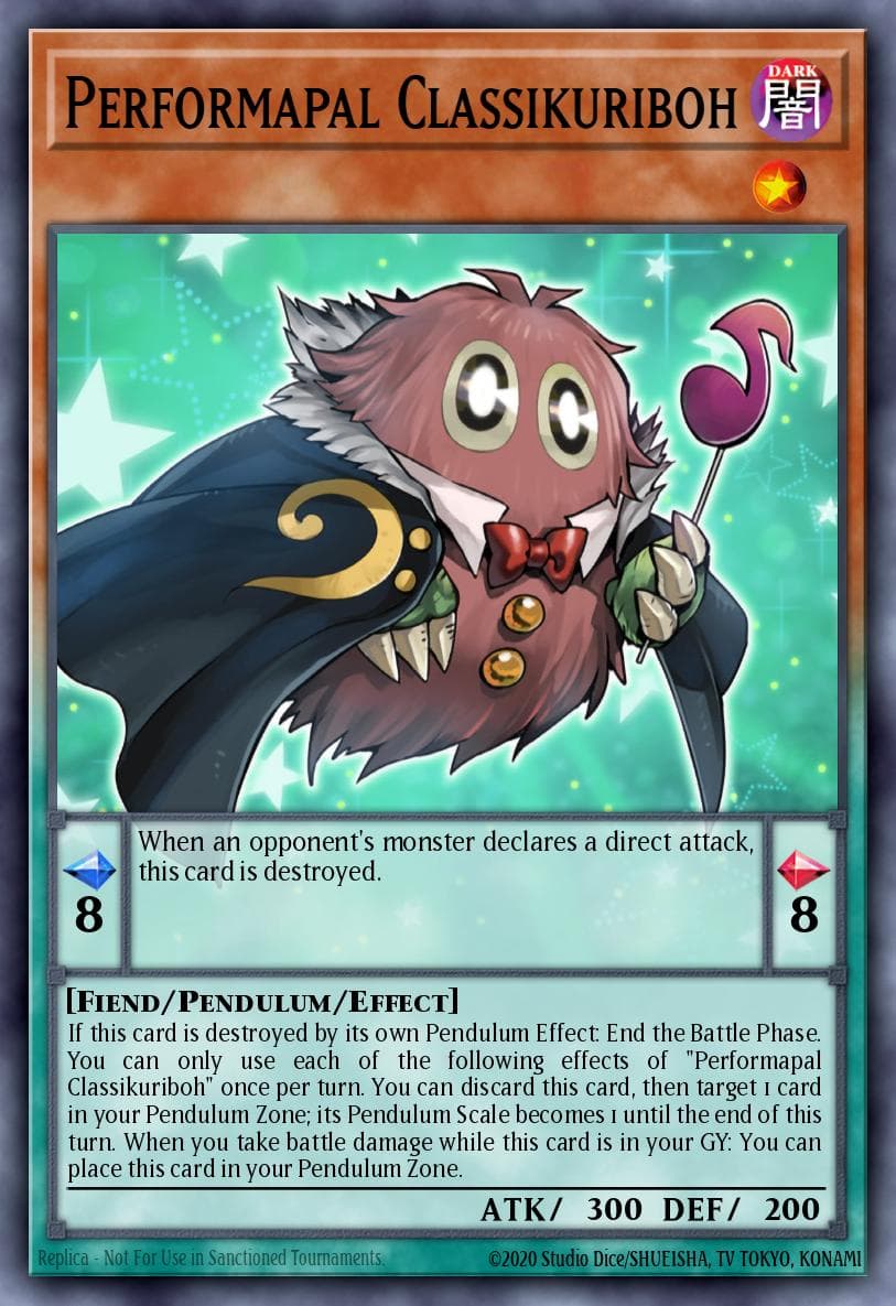 Performapal Classikuriboh — Battles of Legend: Monstrous Revenge