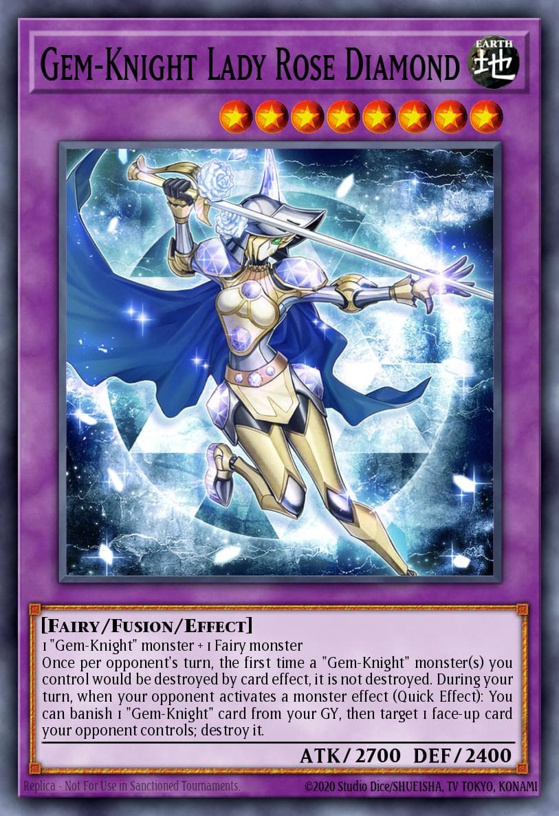 Gem-Knight Lady Rose Diamond — 25th Anniversary Tin: Dueling Heroes Mega Pack