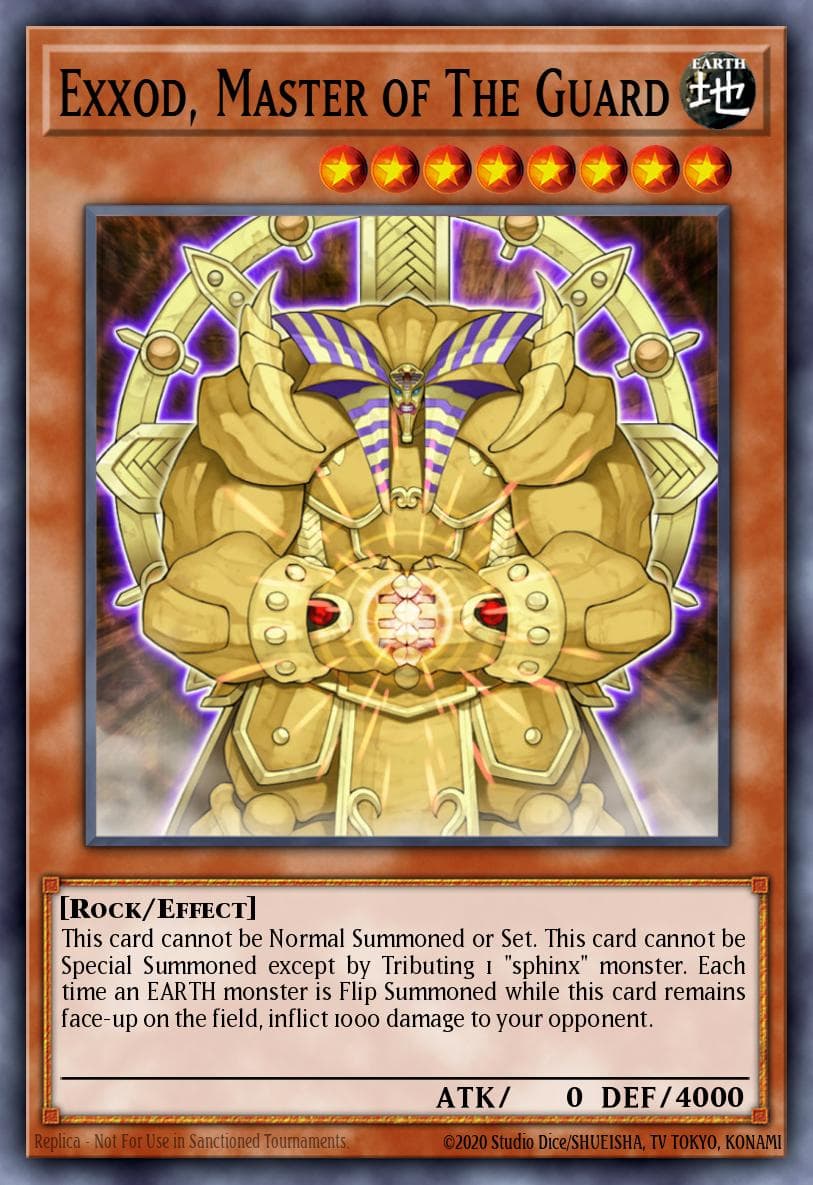 Exxod, Master of the Guard — Yu-Gi-Oh! card