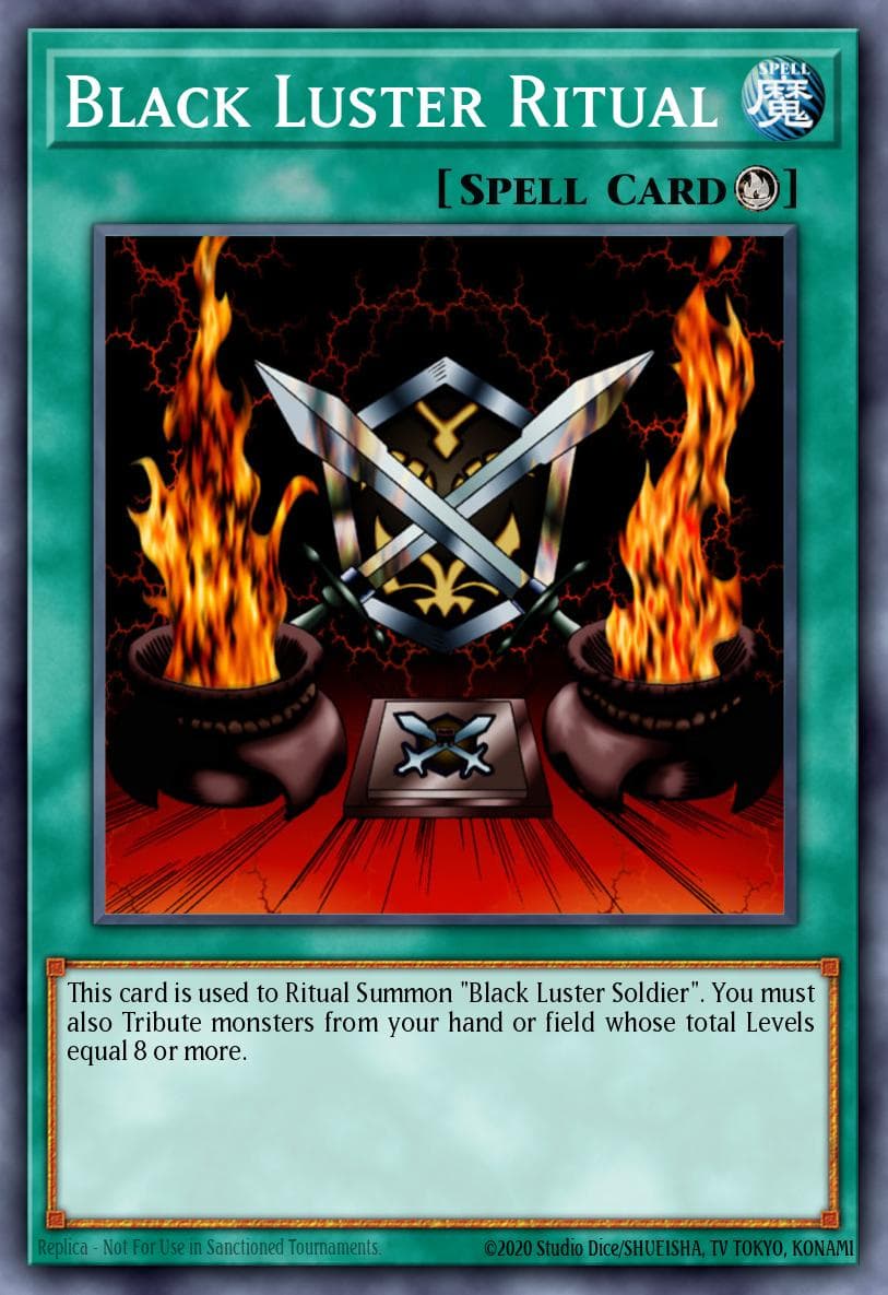 Black Luster Ritual — Starter Deck: Yugi Evolution Yu-Gi-Oh! card by KAZUKI TAKAHASHI