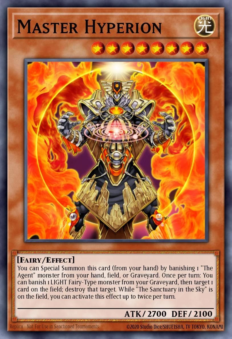 Master Hyperion — Structure Deck: Lost Sanctuary Yu-Gi-Oh! card by KAZUKI TAKAHASHI