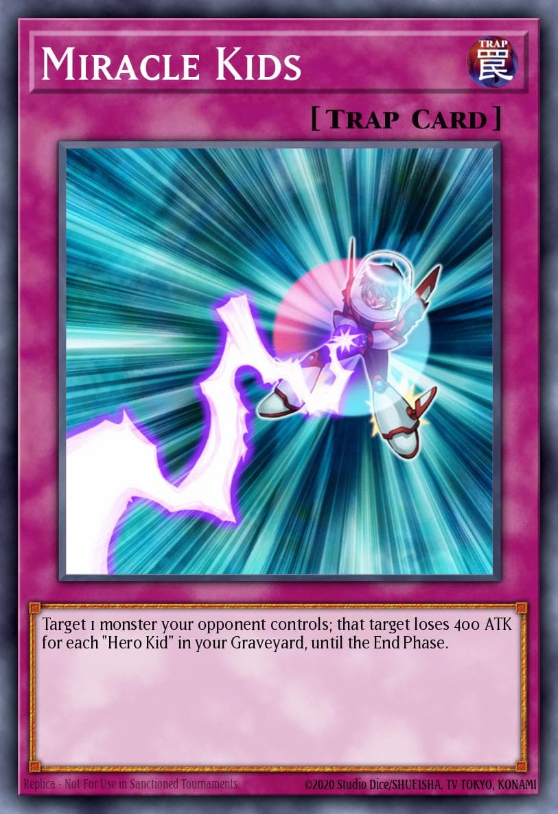 Miracle Kids — Shadow of Infinity Yu-Gi-Oh! card by KAZUKI TAKAHASHI