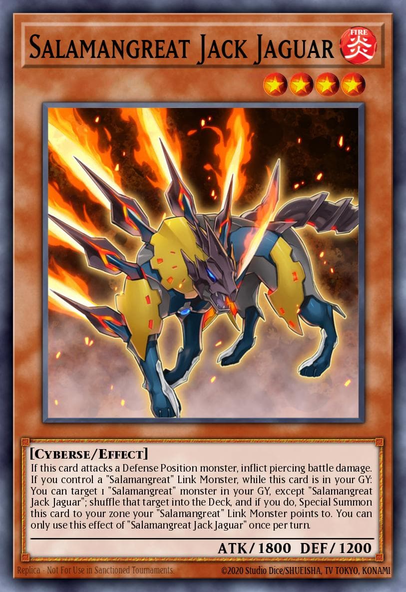 Salamangreat Jack Jaguar — Yu-Gi-Oh! card