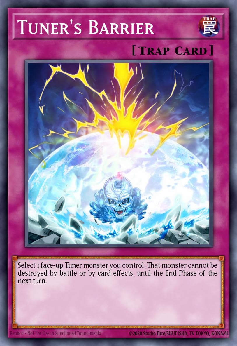 Tuner's Barrier — Duelist Pack 9: Yusei 2 Yu-Gi-Oh! card by KAZUKI TAKAHASHI