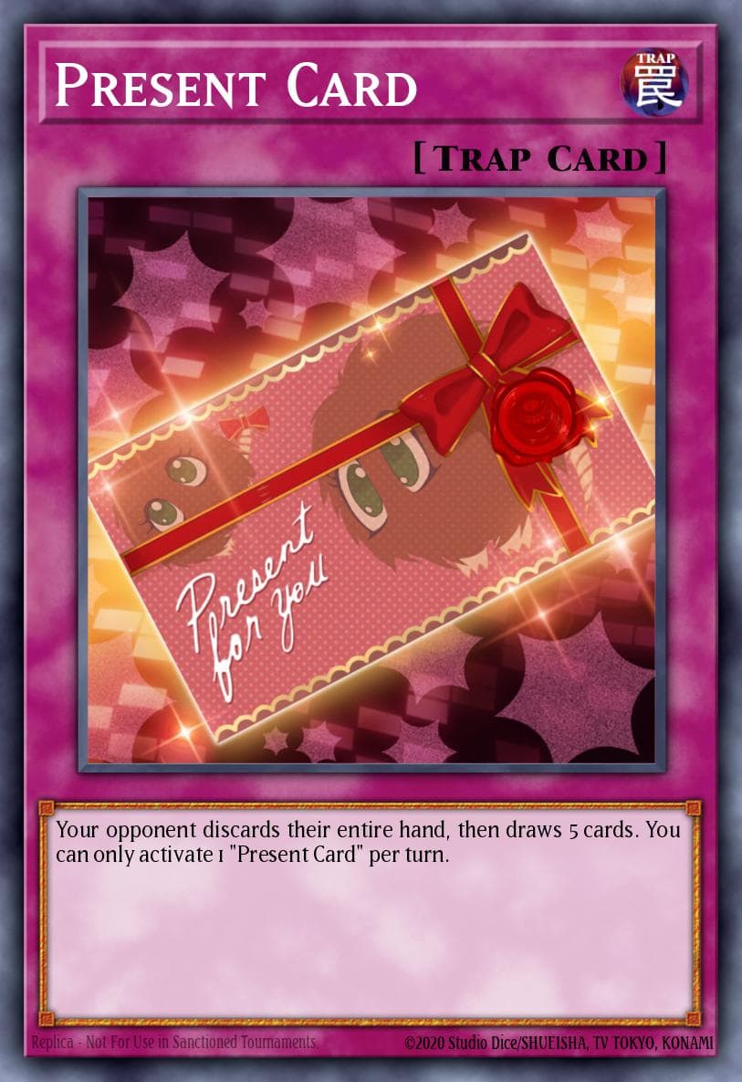 Present Card — Invasion: Vengeance Yu-Gi-Oh! card by KAZUKI TAKAHASHI