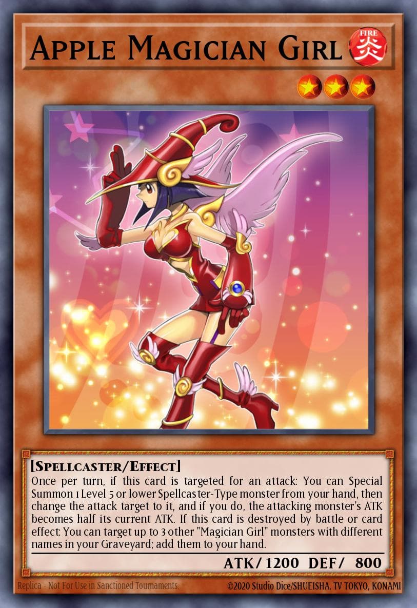 Apple Magician Girl — The Dark Side of Dimensions Movie Pack: Secret Edition Yu-Gi-Oh! card by KAZUKI TAKAHASHI