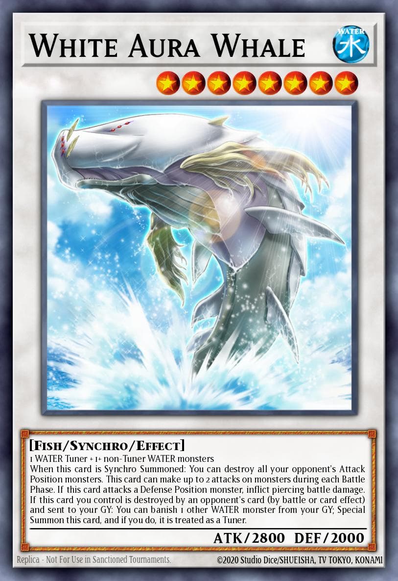 White Aura Whale — Yu-Gi-Oh! card