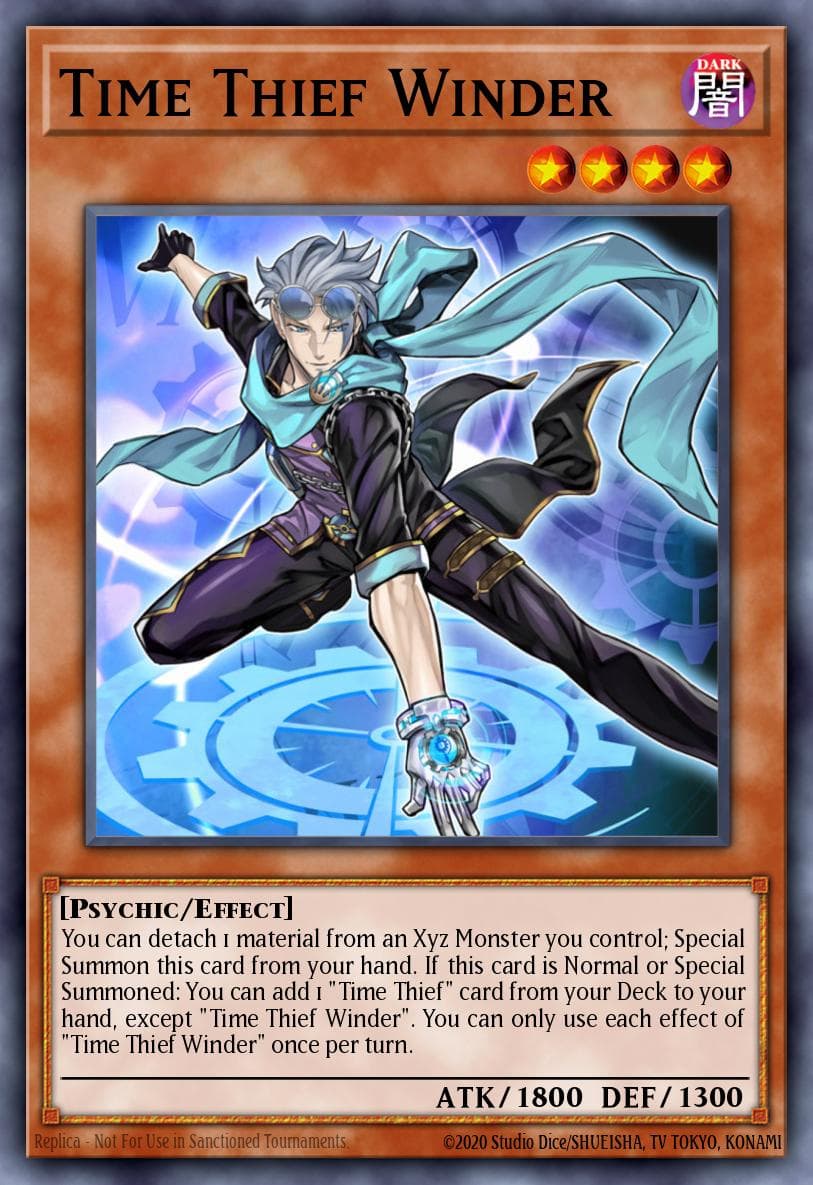 Time Thief Winder — Savage Strike Yu-Gi-Oh! card by KAZUKI TAKAHASHI