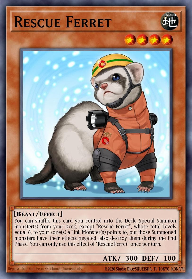Rescue Ferret — Yu-Gi-Oh! card