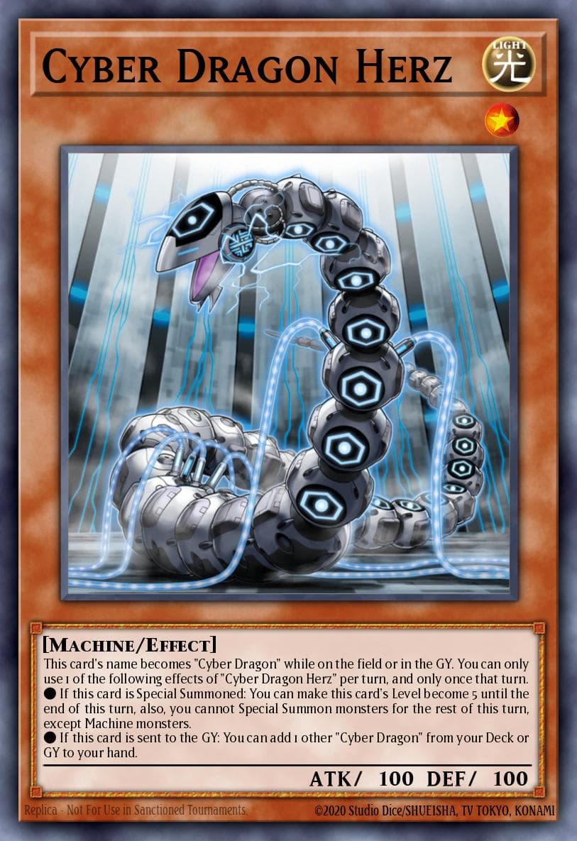 Cyber Dragon Herz — Structure Deck: Cyber Strike Yu-Gi-Oh! card by Konami