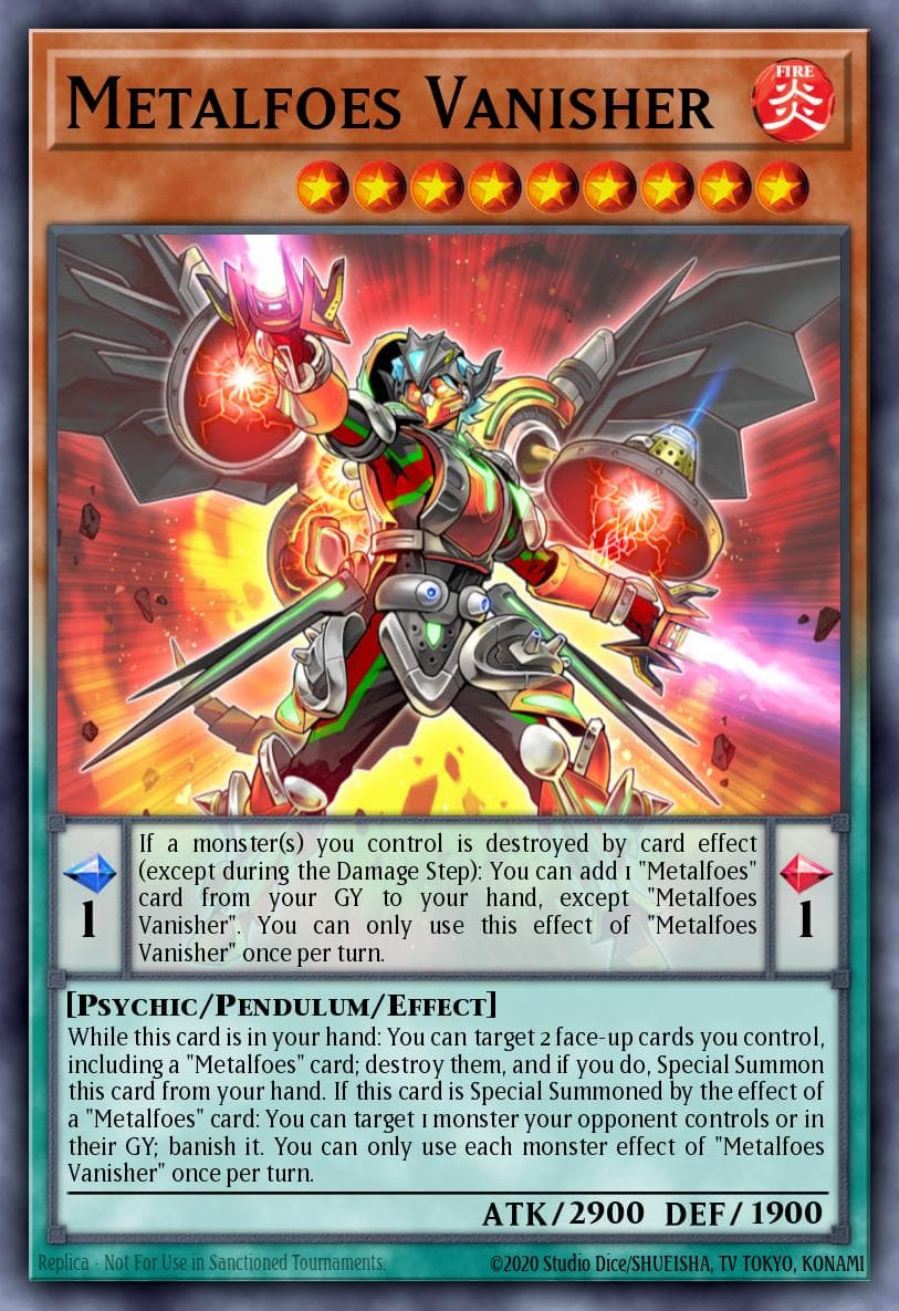 Metalfoes Vanisher — Blazing Vortex