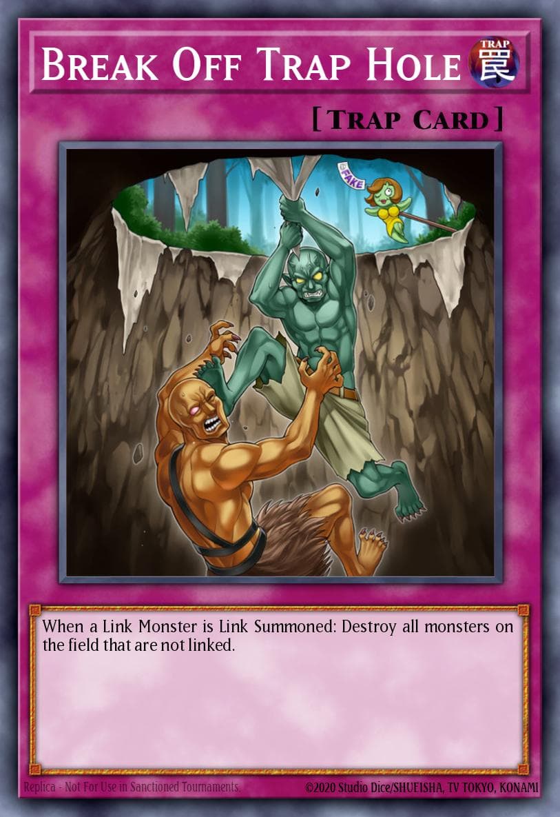 Break Off Trap Hole — 2018 Mega-Tins Mega Pack Yu-Gi-Oh! card by KAZUKI TAKAHASHI