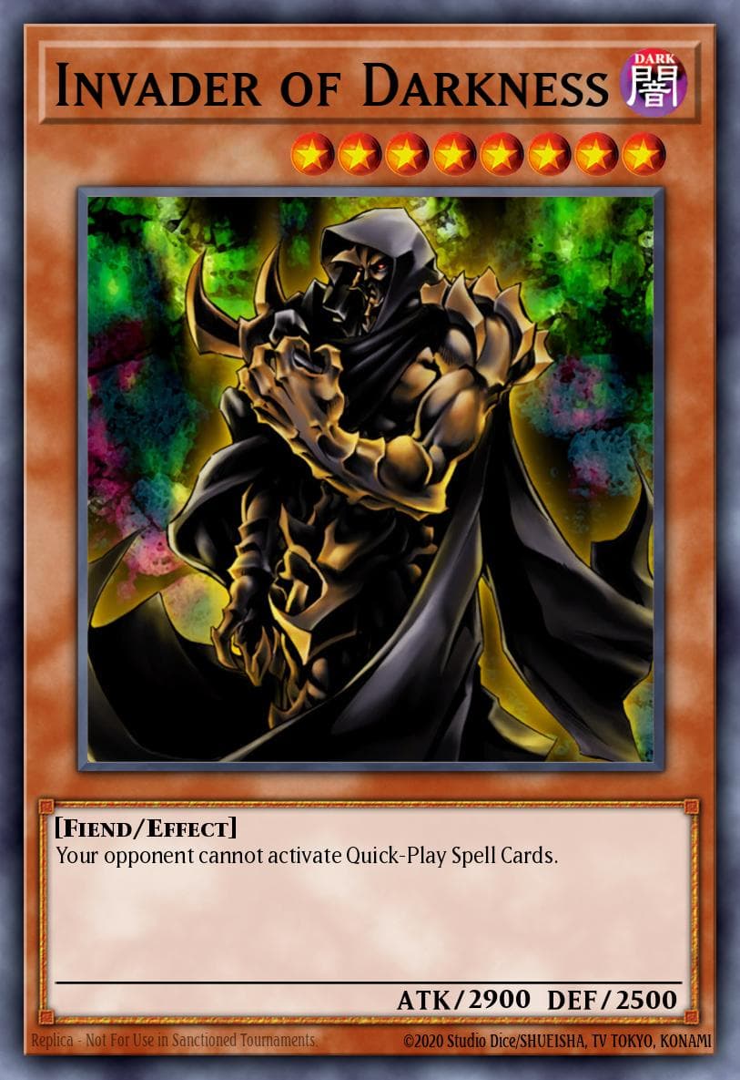 Invader of Darkness — Yu-Gi-Oh! card
