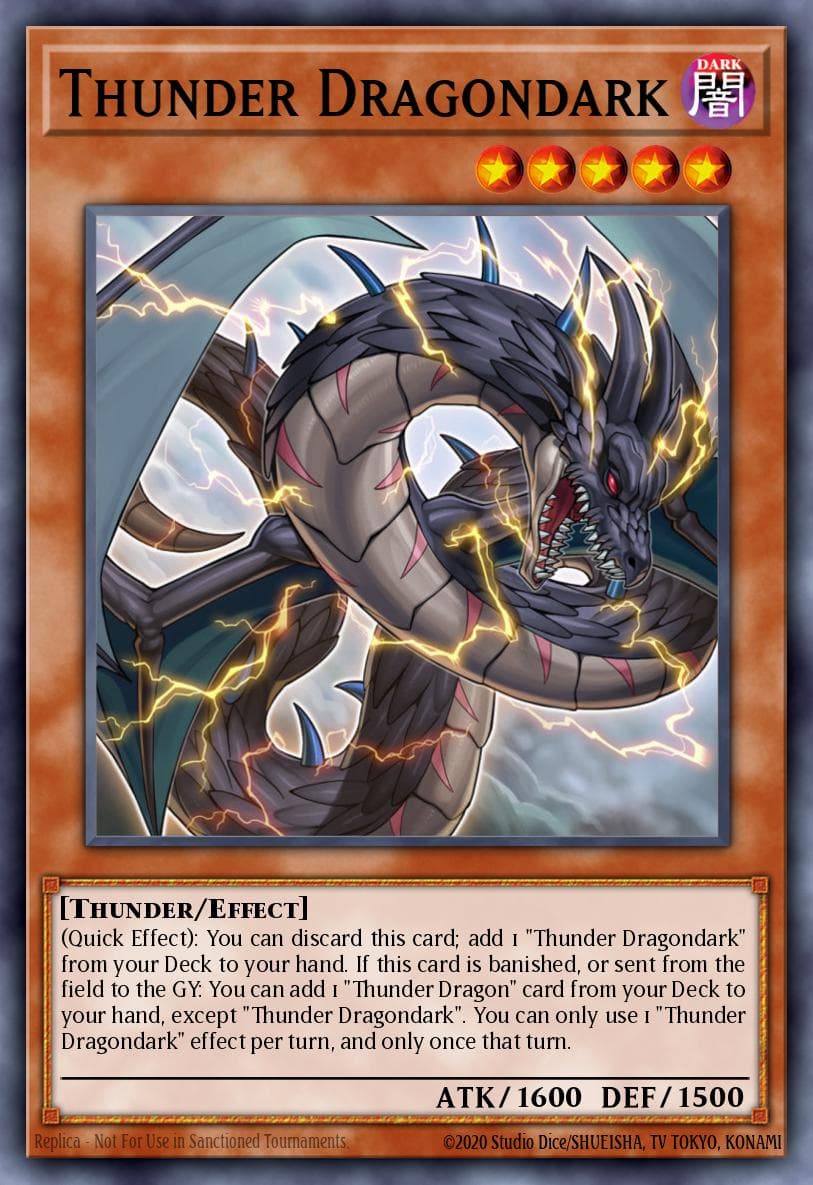 Thunder Dragondark — Yu-Gi-Oh! card
