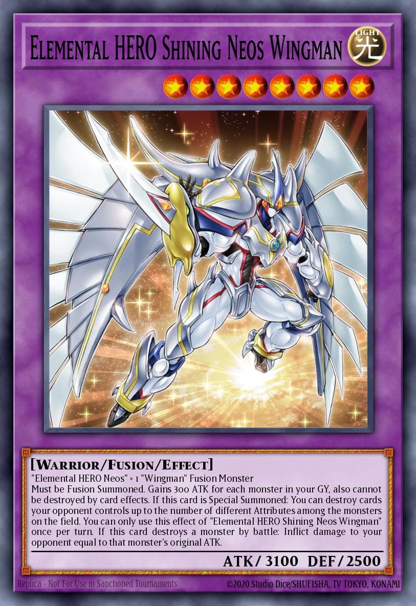 Elemental HERO Shining Neos Wingman — Yu-Gi-Oh! card