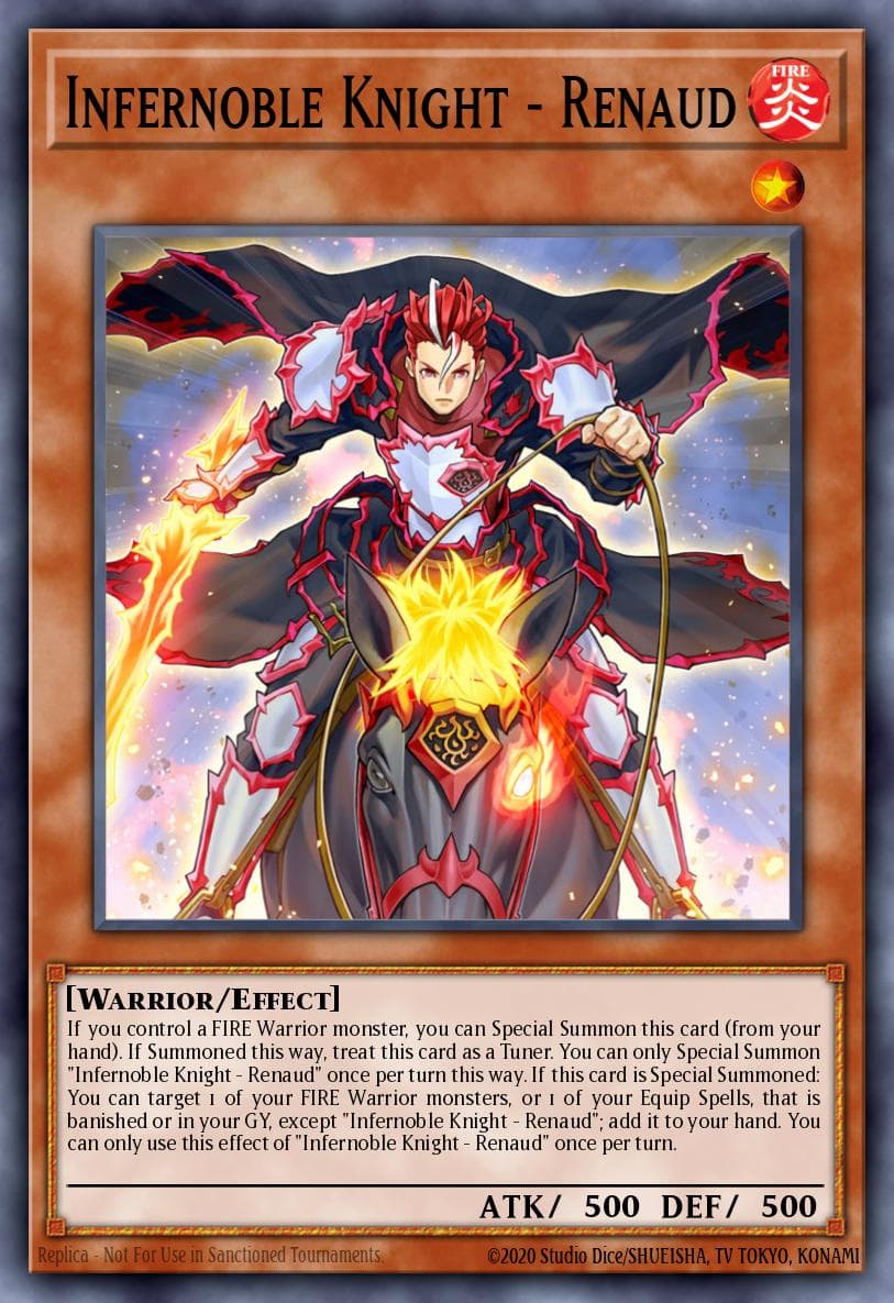 Infernoble Knight - Renaud — Yu-Gi-Oh! card