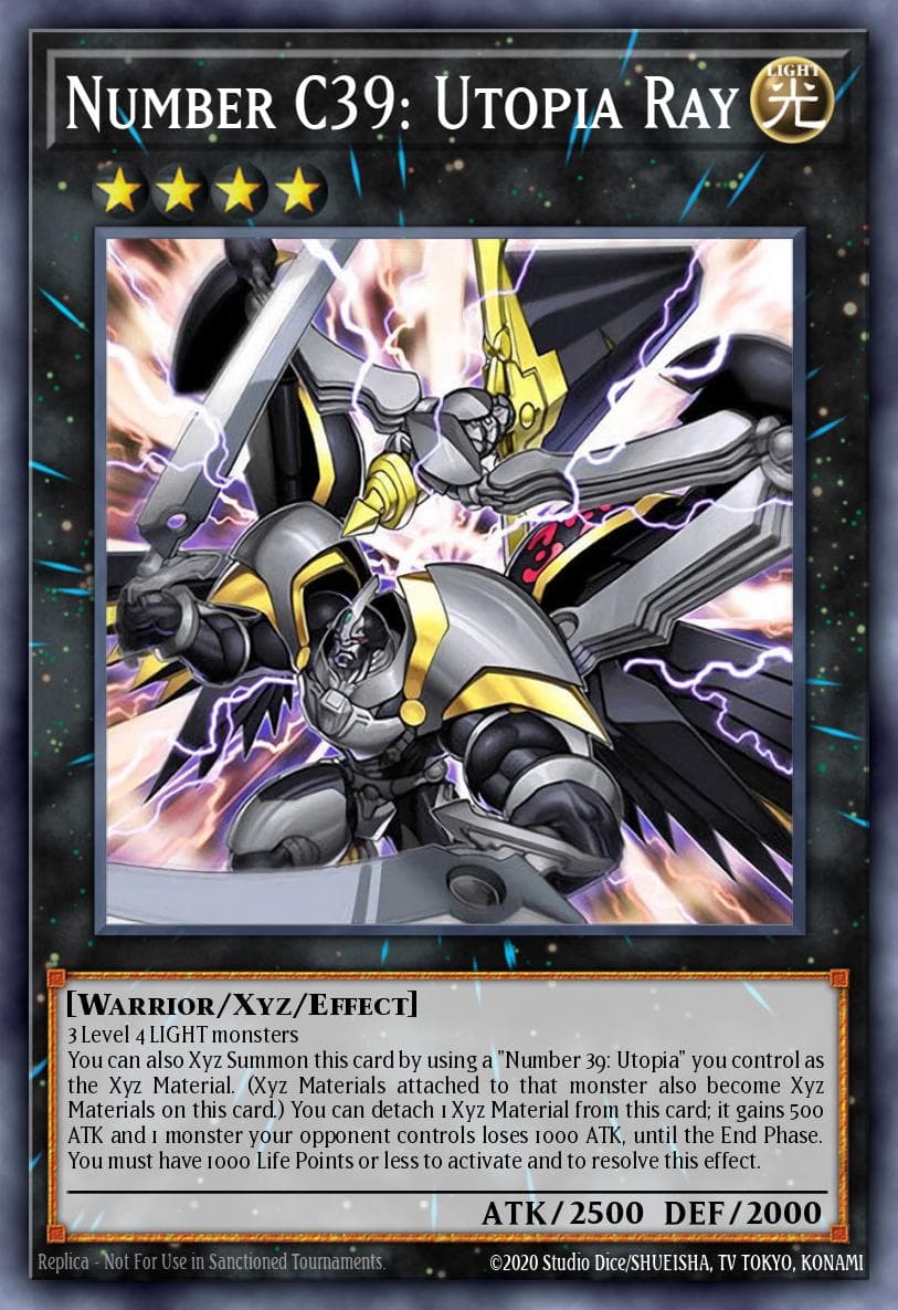 Number C39: Utopia Ray — Star Pack 2014 Yu-Gi-Oh! card by KAZUKI TAKAHASHI