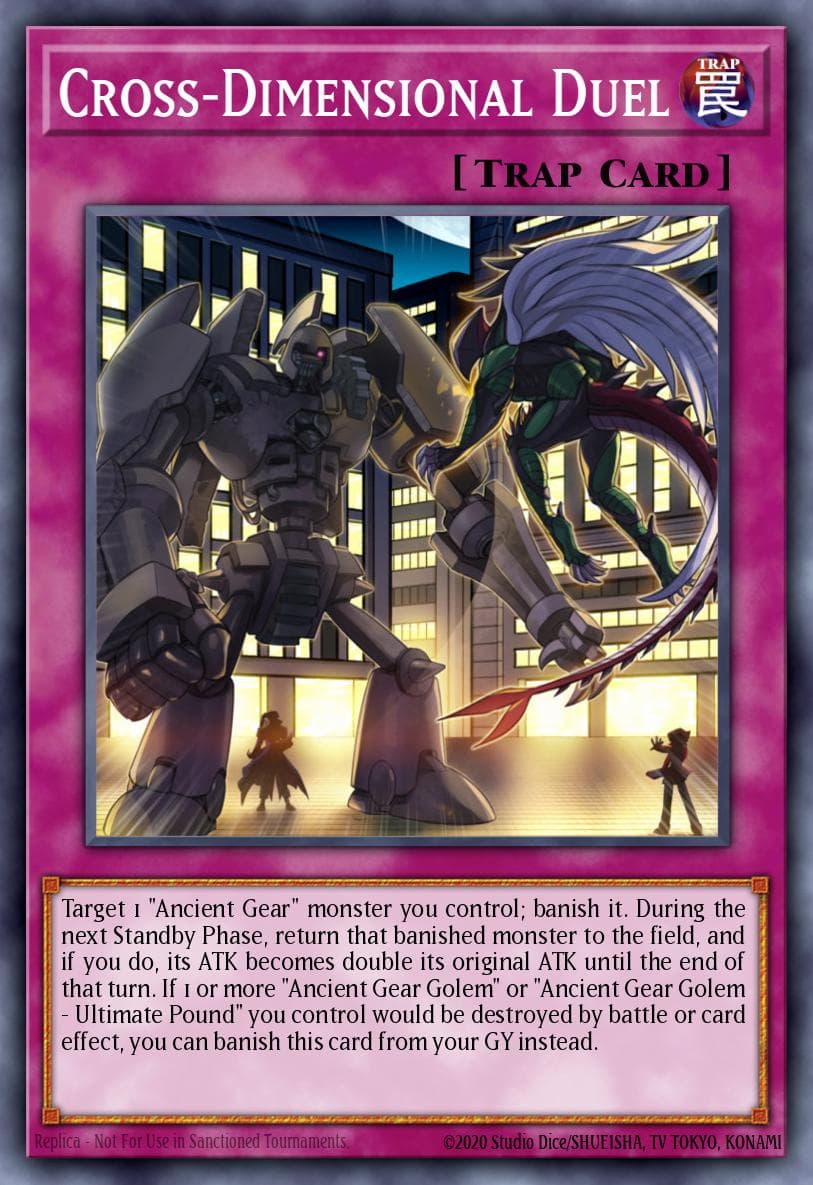 Cross-Dimensional Duel — Yu-Gi-Oh! card