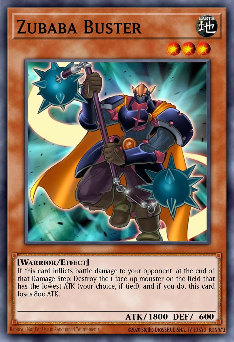 Zubaba Buster — 2013 Zexal Collection Tin Yu-Gi-Oh! card by KAZUKI TAKAHASHI