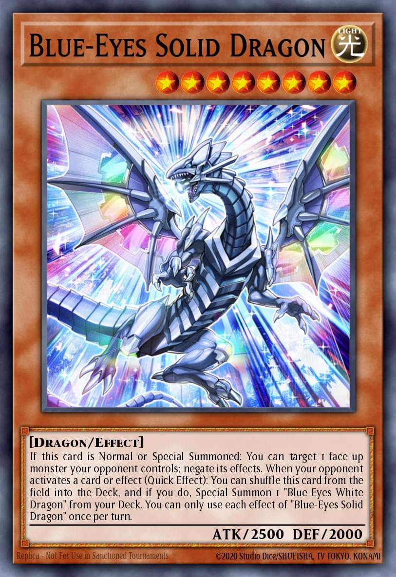 Blue-Eyes Solid Dragon — Yu-Gi-Oh! card
