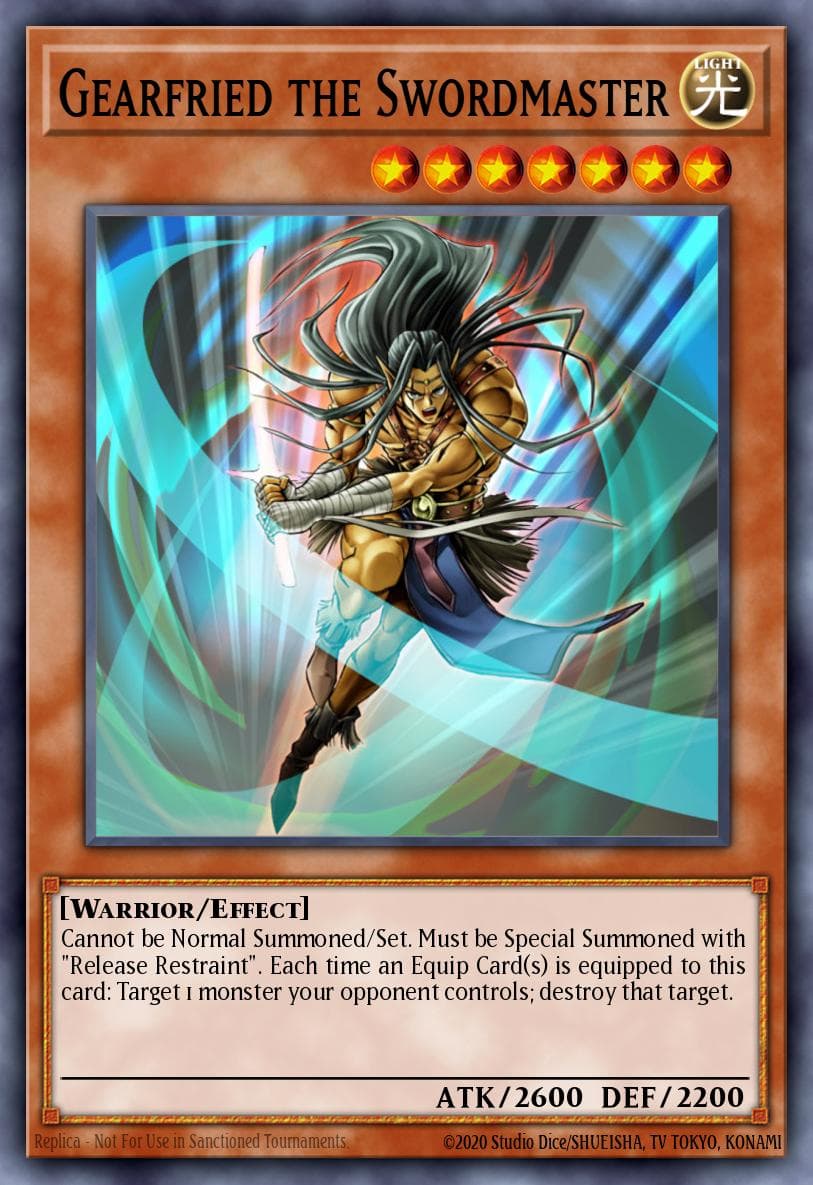 Gearfried the Swordmaster — Yu-Gi-Oh! card