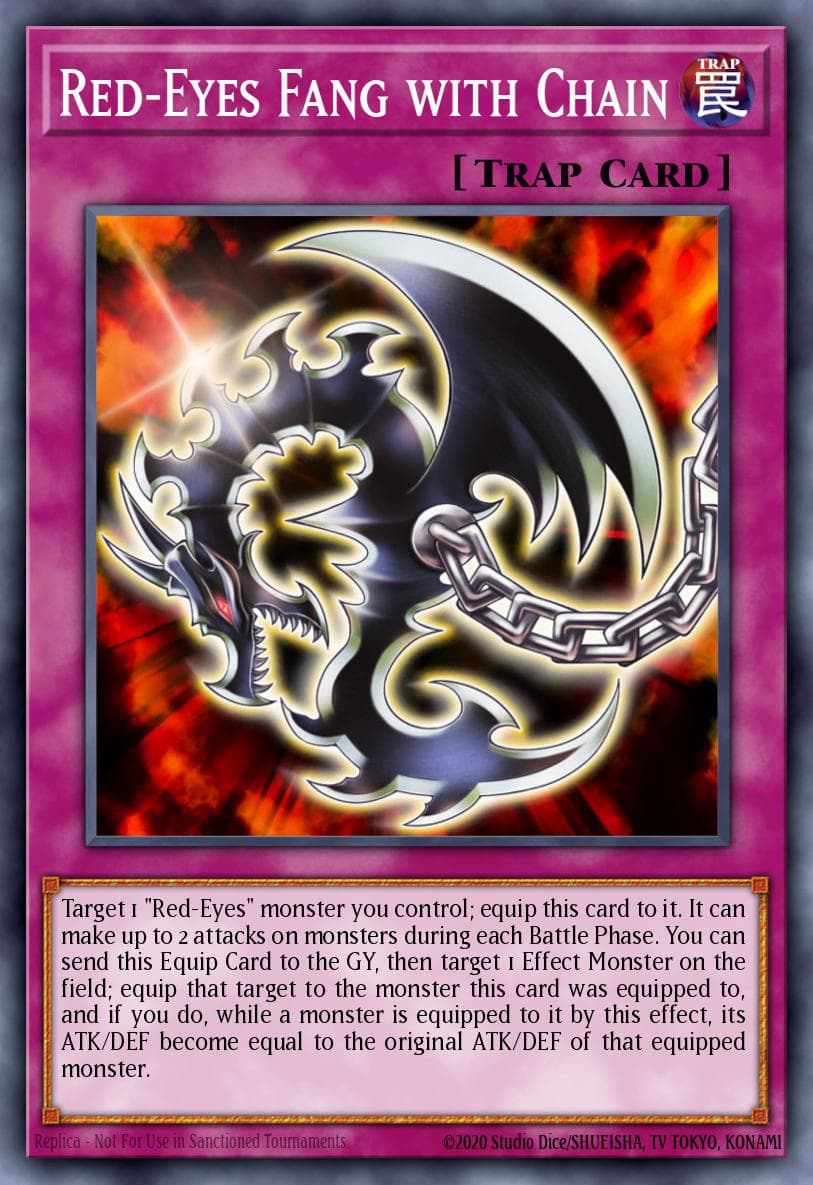 Red-Eyes Fang with Chain — Yu-Gi-Oh! card