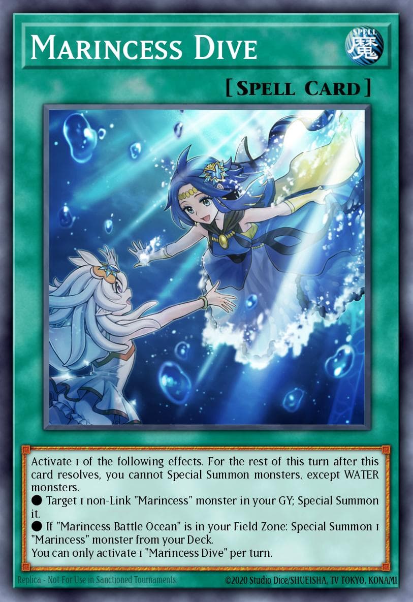 Marincess Dive — Yu-Gi-Oh! card