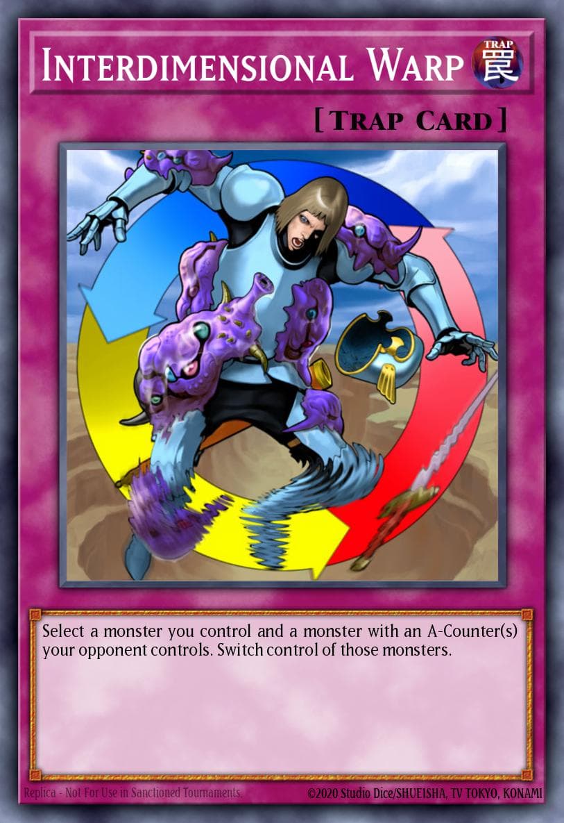 Interdimensional Warp — Gladiator's Assault Yu-Gi-Oh! card by KAZUKI TAKAHASHI