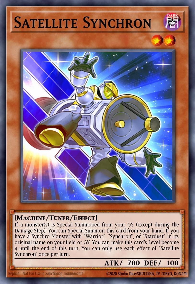 Satellite Synchron — Maze of Millennia Yu-Gi-Oh! card by Konami