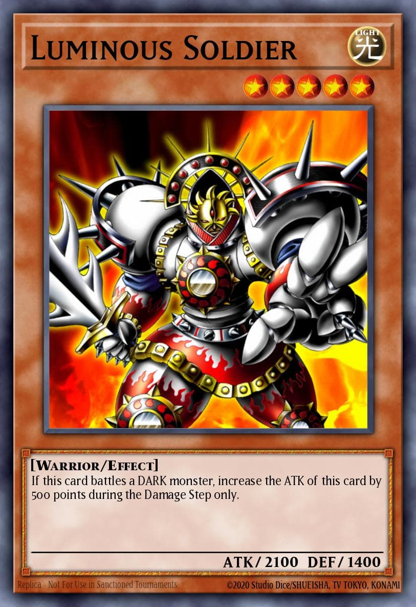 Luminous Soldier — Yu-Gi-Oh! card