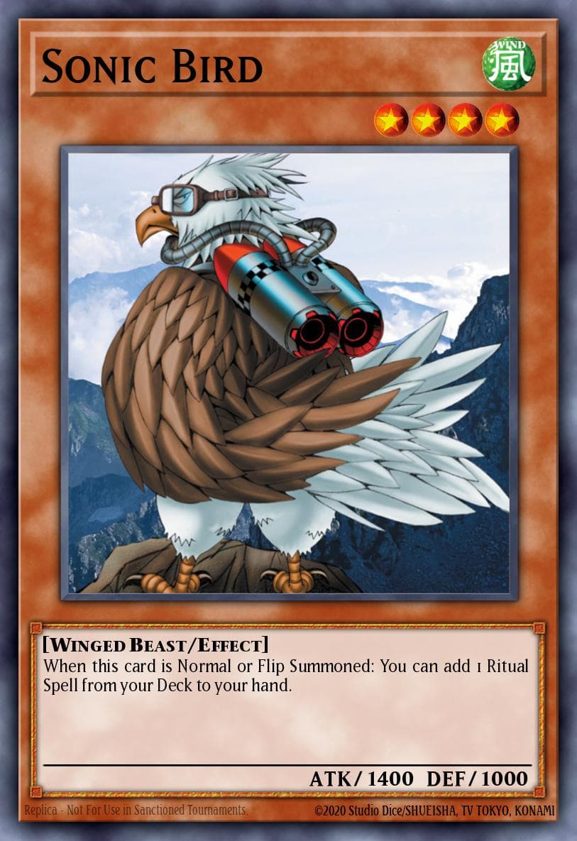 Sonic Bird — Yu-Gi-Oh! card