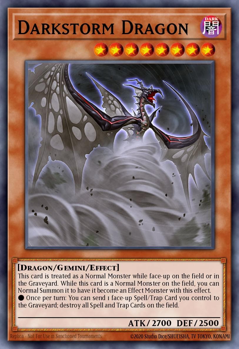 Darkstorm Dragon — OTS Tournament Pack 3 Yu-Gi-Oh! card by KAZUKI TAKAHASHI